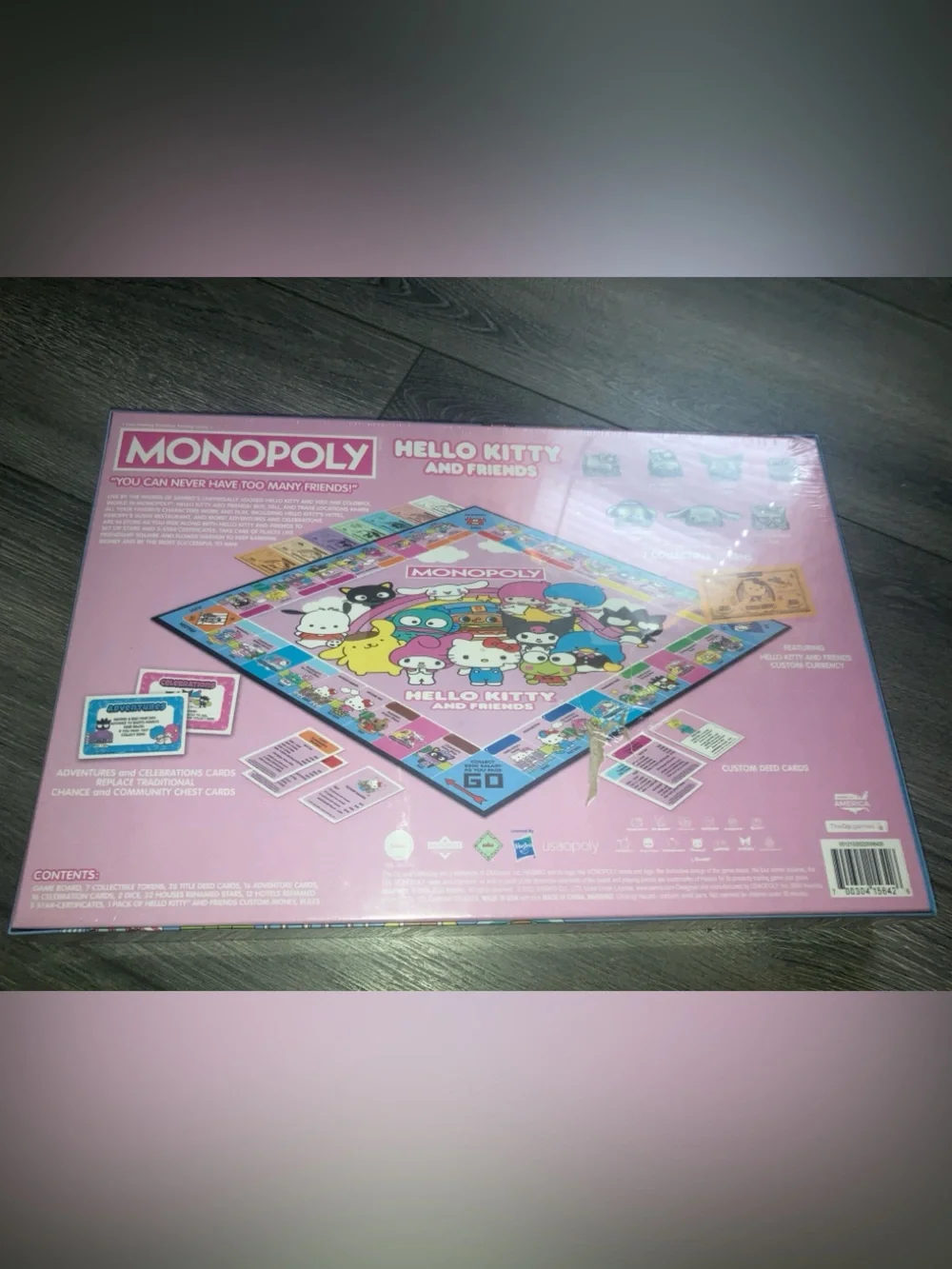 Monopoly Hello Kitty and Friends Edition - Pink & Blue Box